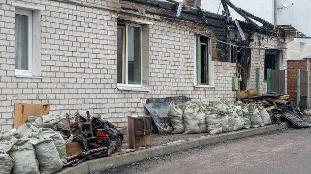 Professional Smoke Damage Removal technician working in Oak Park, MN